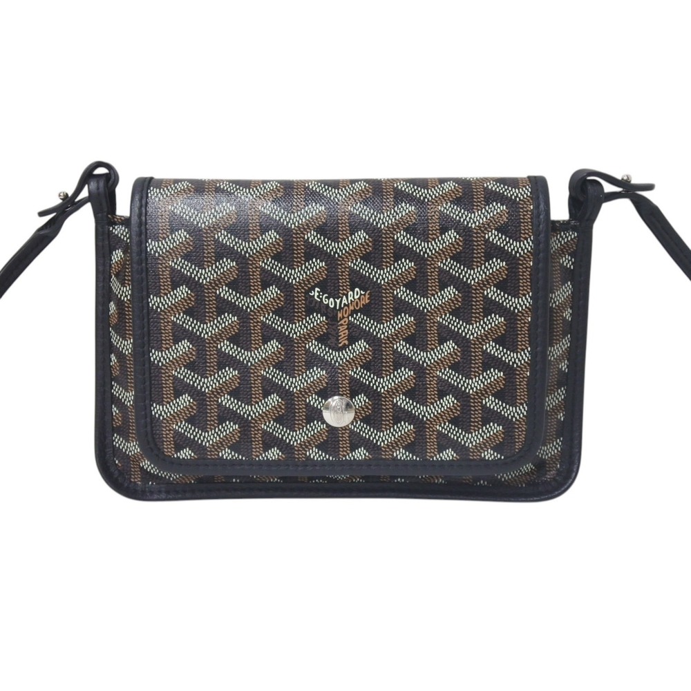 Goyard black Plumet bag leather shoulder
